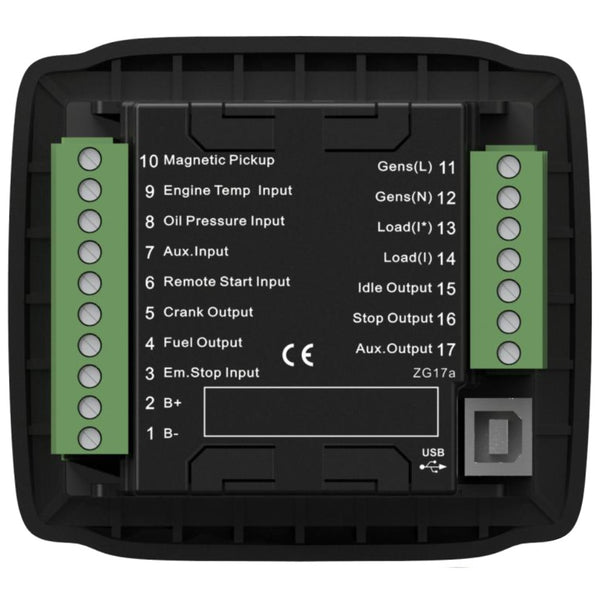 Módulo controlador de generador/bomba de arranque manual/remoto SMARTGEN HGM1790N