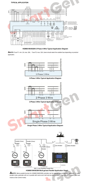 SmartGen HGM9510N Paralleled Controller