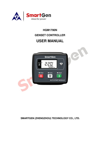 Módulo controlador de generador/bomba de arranque manual/remoto SMARTGEN HGM1790N