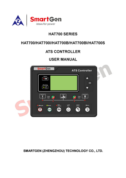 SmartGen HAT700B Dual Power ATS Controller