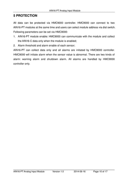 SmartGen AIN16-PT Analog Input Module