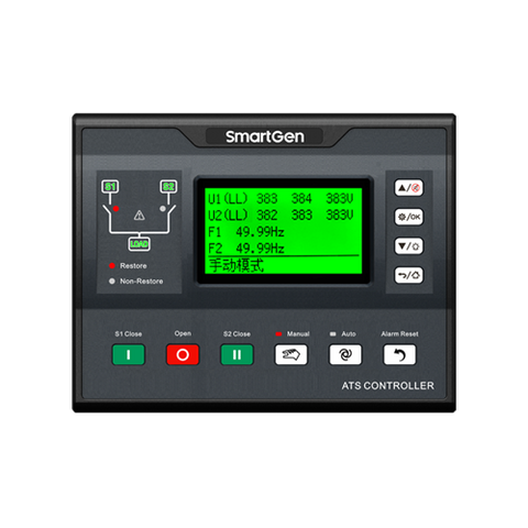 Controlador ATS de doble potencia SmartGen HAT600RS