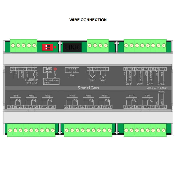 SmartGen AIN16-M02 Analog Input Module