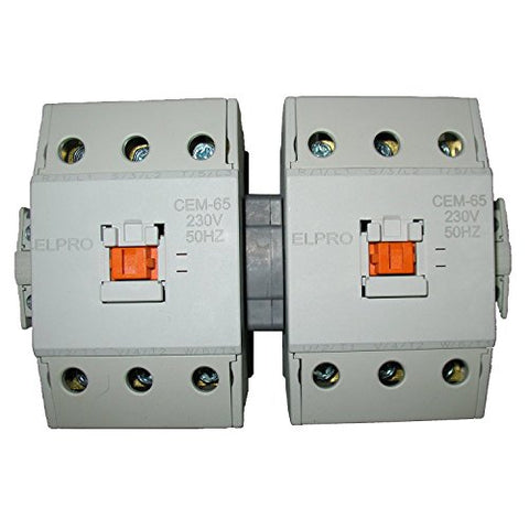 ELPRO CEM-65 Contactor Set, 3P 65A 230/400V 50-60Hz
