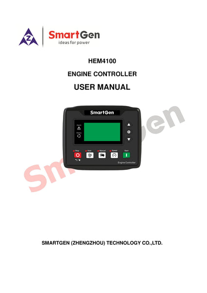 SmartGen HEM4100 Relay Speed Regulation Output Engine Controller