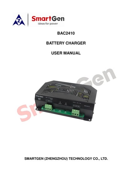 Cargador de batería para generador SMARTGEN BAC2410-24V