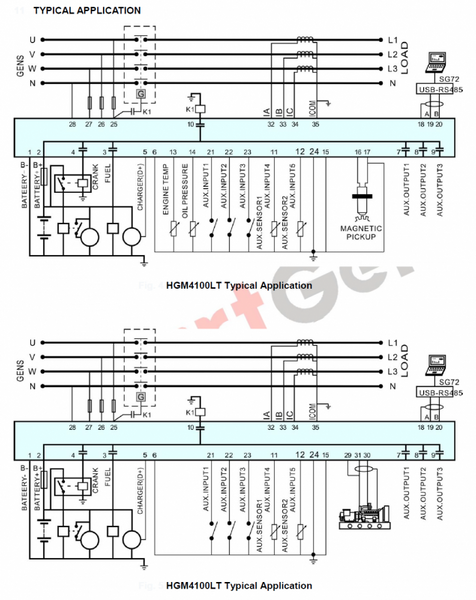 SmartGen HGM4100LT Generator Controller for extremal temperature applications