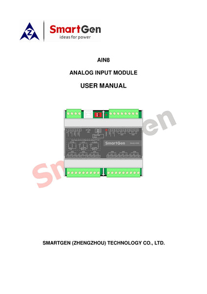 SmartGen AIN8 Analog Input Module