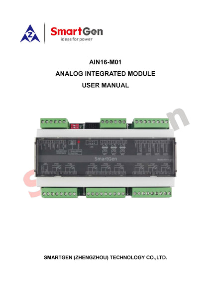 SmartGen AIN16-M01 Analog Input Module